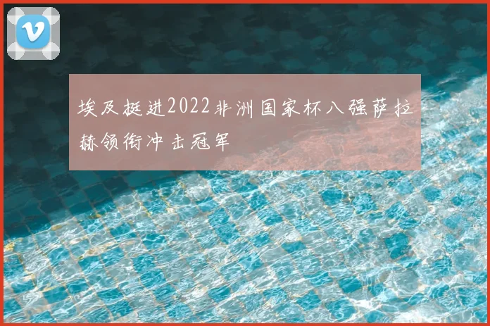 埃及挺进2022非洲国家杯八强萨拉赫领衔冲击冠军